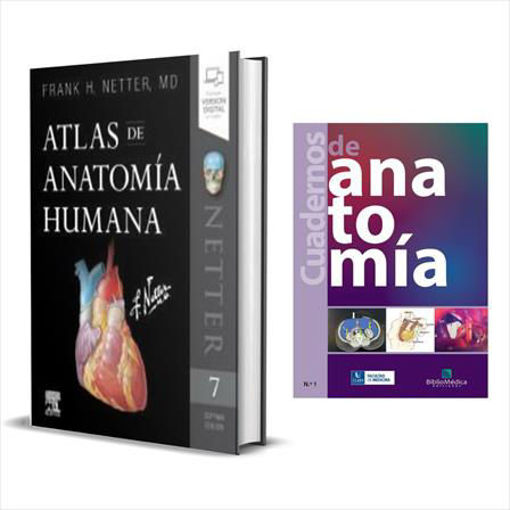 Imagen de PACK ANATOMIA  MINI NETTER + CUADERNOS DE ANATOMIA