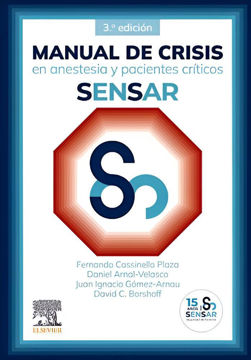 Imagen de SENSAR.Manual de crisis en anestesia y pacientes críticos 3ed