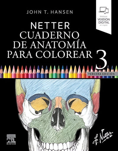 Imagen de Netter.Cuaderno de anatomía para colorear 3ed