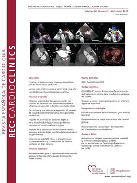 Imagen de REC Cardioclinics 2025 ON LINE ( 4 fascículos anuales )