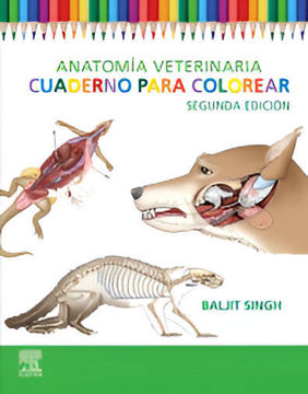 Imagen de Anatomía veterinaria. Cuaderno para colorear