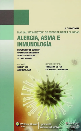 Imagen de MANUAL WASHINGTON DE ALERGIA, ASMA E INMUNOLOGÍA - 2º ED.