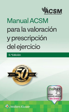 Imagen de Manual ACSM para la valoración y prescripción del ejercicio