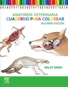 Imagen de Anatomía veterinaria. Cuaderno para colorear
